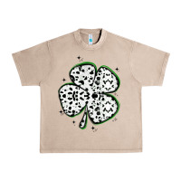 French Oak four leaf clover dalmatian print grunge Urban Heavy Tee - MaliasSmallBusiness