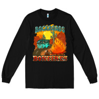 Black backroads and bonfire Long Sleeve Tee - NancyCooperArtShop