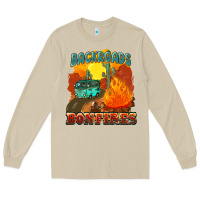 Mushroom backroads and bonfire Long Sleeve Tee - NancyCooperArtShop
