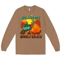 Toasted Coconut backroads and bonfire Long Sleeve Tee - NancyCooperArtShop