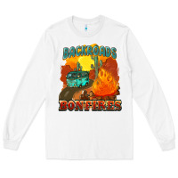 White backroads and bonfire Long Sleeve Tee - NancyCooperArtShop