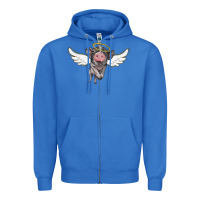True Royal angel baby pig Zipper Hoodie - BarkalooDesign