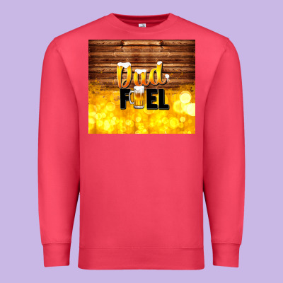 Dad Fuel Father's Day Premium Sweatshirt Designed By Tumblerdesignbyshophia