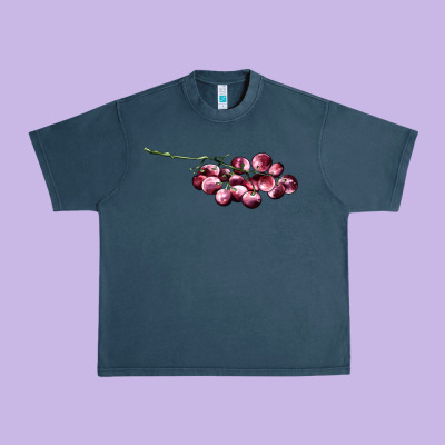 Red Grape Urban Heavy Tee Designed By Adodesignshop