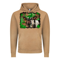 Vintage Camel st Patricks cow with leopard background holstein cow Vintage Hoodie - Jasminsmagicworld