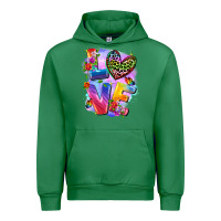 Emerald Love pride Urban Hoodie - FaDigitalArtStudio
