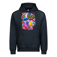 Navy Love pride Urban Hoodie - FaDigitalArtStudio