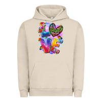 Pigment French Oak Love pride Urban Hoodie - FaDigitalArtStudio