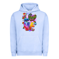 Pigment Grape Ice Love pride Urban Hoodie - FaDigitalArtStudio