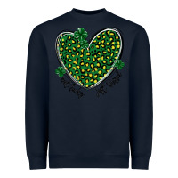 Navy not lucky just blessed Heavyweight Sweatshirt - MaliasSmallBusiness