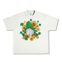 Pistachio st patrick's day shamrock sunflowers gnome Urban Heavy Tee - MaliasSmallBusiness