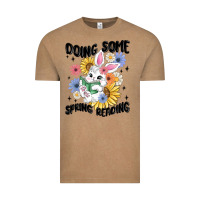 Vintage Coffee doing some spring reading Vintage Tee - MaliasSmallBusiness