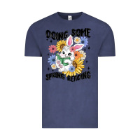 Vintage Denim doing some spring reading Vintage Tee - MaliasSmallBusiness
