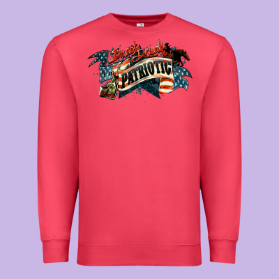 I'm Not Drunk I'm Patriotic Premium Sweatshirt Designed By Howdyjamesfarm