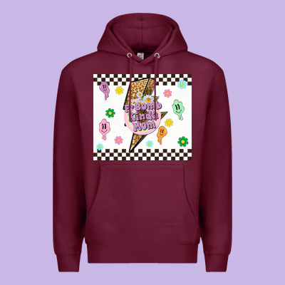 F Bomb Kinda Mom Premium Hoodie Designed By Tumblerdesignbyshophia