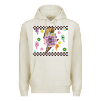 Oatmeal Heather f bomb kinda mom Premium Hoodie - TumblerDesignByShophia