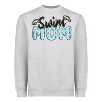 Heather Grey swim mom Heavyweight Sweatshirt - MaliasSmallBusiness