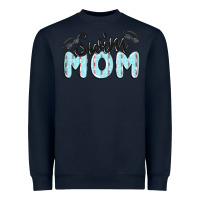 Navy swim mom Heavyweight Sweatshirt - MaliasSmallBusiness