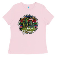 Bubblegum Pink desert derams Ladies Tee - SublimationCraftShop
