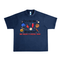 Navy i'm a hot mess,always stressed,and proudly a baseb Urban Heavy Tee - MaliasSmallBusiness
