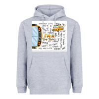 Heather Grey i'm a bus driver school bus Heavyweight Hoodie - TumblerDesignByShophia