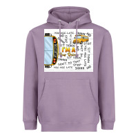 Lavender i'm a bus driver school bus Heavyweight Hoodie - TumblerDesignByShophia