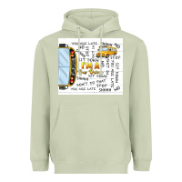 Matcha i'm a bus driver school bus Heavyweight Hoodie - TumblerDesignByShophia