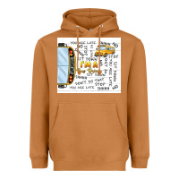 Meerkat i'm a bus driver school bus Heavyweight Hoodie - TumblerDesignByShophia