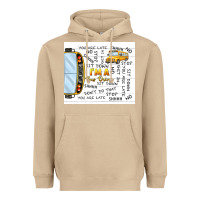 Mushroom i'm a bus driver school bus Heavyweight Hoodie - TumblerDesignByShophia