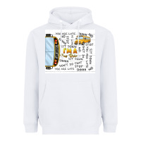 White i'm a bus driver school bus Heavyweight Hoodie - TumblerDesignByShophia