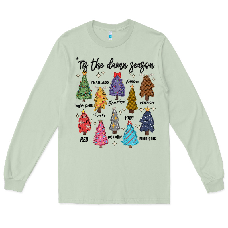 Tis The Damn Season Music Long Sleeve Tee by MaliasSmallBusiness | Teevron