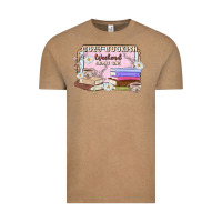 Vintage Coffee cozy bookish weekend ticket Vintage Tee - MaliasSmallBusiness