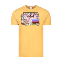 Vintage Mustard cozy bookish weekend ticket Vintage Tee - MaliasSmallBusiness