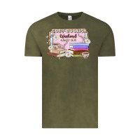 Vintage Olive cozy bookish weekend ticket Vintage Tee - MaliasSmallBusiness
