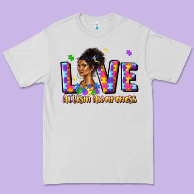 Love Autism Awareness Premium Tee Designed By Jahusdesignshop