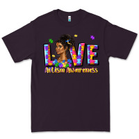 Plum love autism awareness Premium Tee - JahusDesignShop