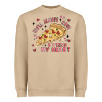 Mushroom you'll always have a pizza my heart Heavyweight Sweatshirt - MaliasSmallBusiness