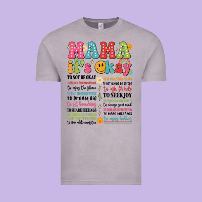 Mama Its Okay Vintage Tee Designed By Jahusdesignshop
