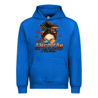 Cobalt All American nana messy bun Urban Hoodie - FaDigitalArtStudio