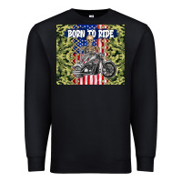 Black born to ride Premium Sweatshirt - TumblerDesignByShophia
