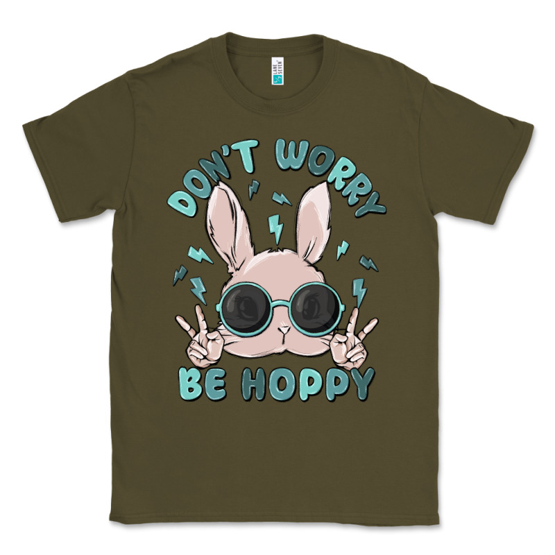 Don't Worry Be Hoppy Classic Tee by MaliasSmallBusiness | Teevron