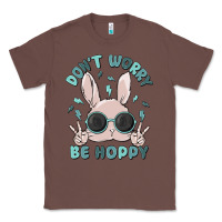 Chestnut don't worry be hoppy Classic Tee - MaliasSmallBusiness