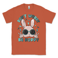 Copper don't worry be hoppy Classic Tee - MaliasSmallBusiness