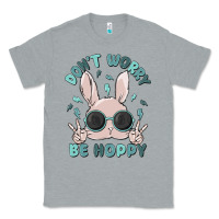 Heather Grey don't worry be hoppy Classic Tee - MaliasSmallBusiness