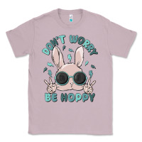 Lilac don't worry be hoppy Classic Tee - MaliasSmallBusiness