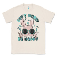 Natural don't worry be hoppy Classic Tee - MaliasSmallBusiness