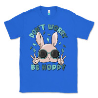 True Royal don't worry be hoppy Classic Tee - MaliasSmallBusiness