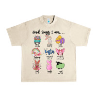 Sandshell gos says ı am easter Urban Heavy Tee - MaliasSmallBusiness