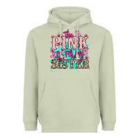 Matcha The pink is for my sister Cancer Awareness Heavyweight Hoodie - HowdyJamesFarm