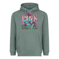 Sage The pink is for my sister Cancer Awareness Heavyweight Hoodie - HowdyJamesFarm